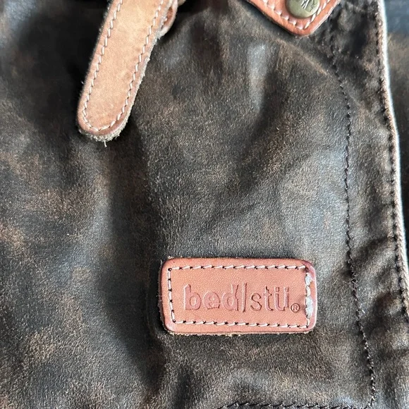 Bed Stu Declan Waxed Canvas Messenger Bag - Picture 5 of 13